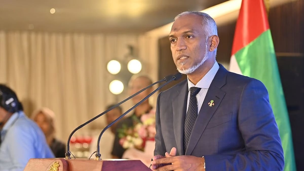 PTI : Maldives President Mohamed Muizzu |